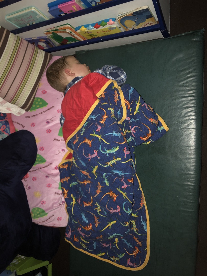 happy nap sleeping bag